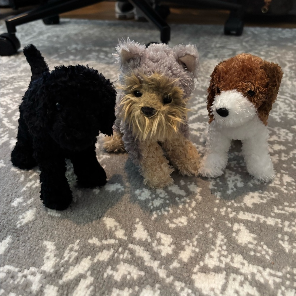 Set of Three Plush Toys